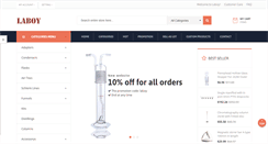 Desktop Screenshot of laboyglass.com